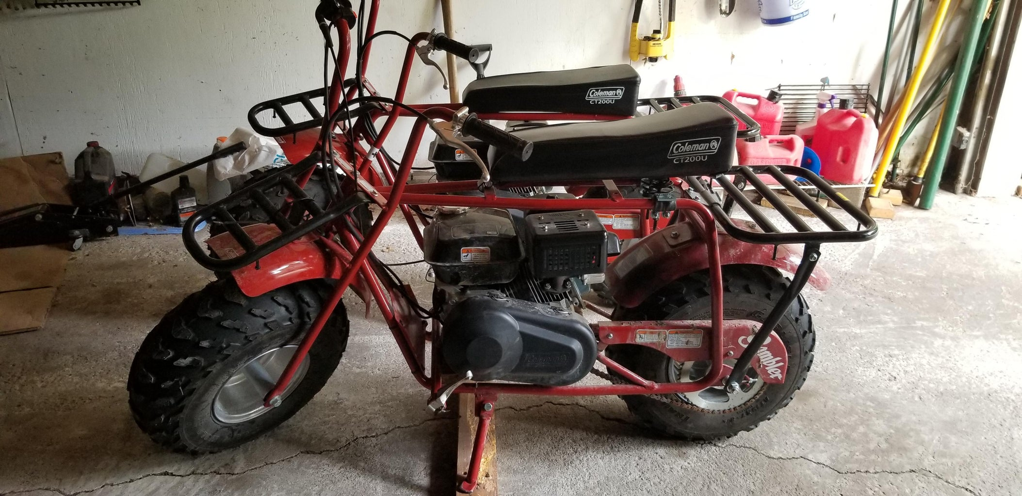 coleman mini bike parts